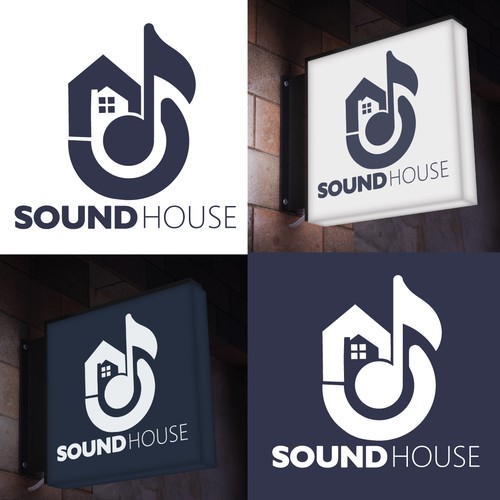 Sound House logo design