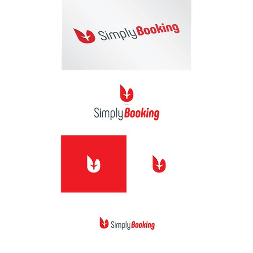 Logo concept for travel and booking