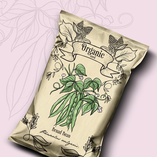 Organic seed package design 🌱 Plahnt
