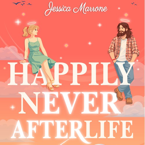 Happily Never Afterlife Book Cover design 