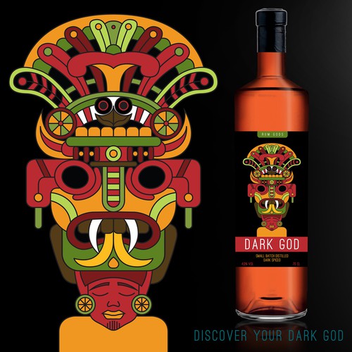 Rum label design entry