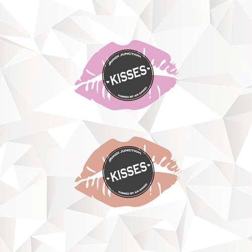 Lips design for kisses 