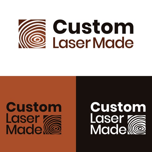 Logo concept for custom decorative wood gifts