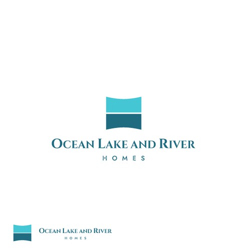 Ocean Lake and River Homes - Logo design