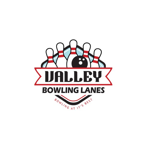 Bowling Alley Logo Design