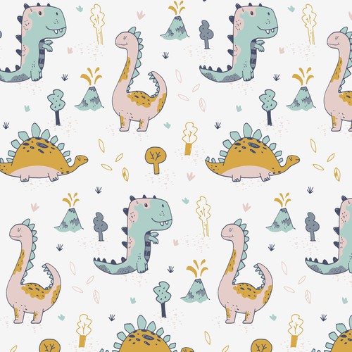 Dino pattern design