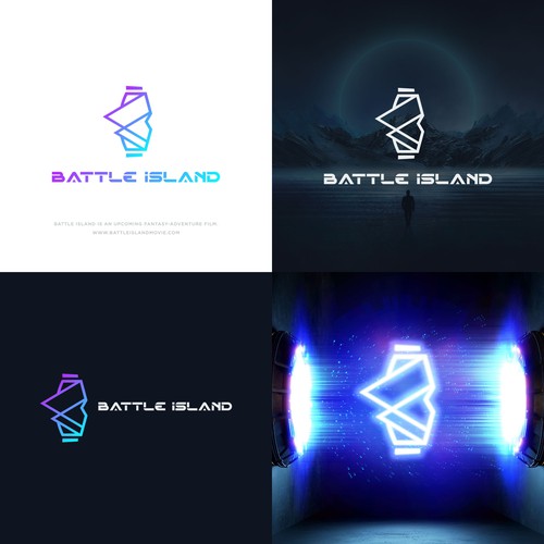 Create a Movie Logo for our Fantasy-Adventure Film: Battle Island