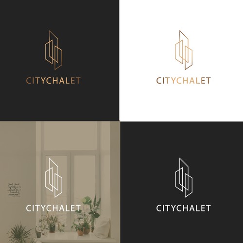 abstract logo for citychalet