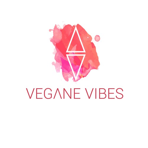 Logo for a vegan blogger