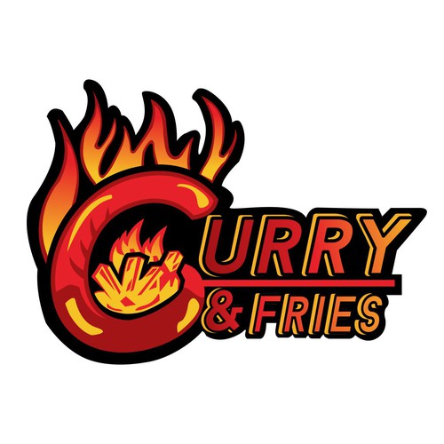 Logo Concept For CURRY & FRIES