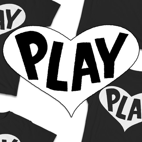 Play Heart T-shirt Design and Logo