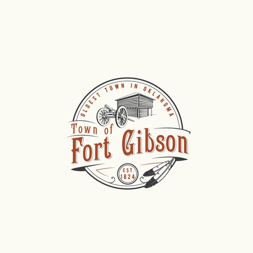 Vintage town logo