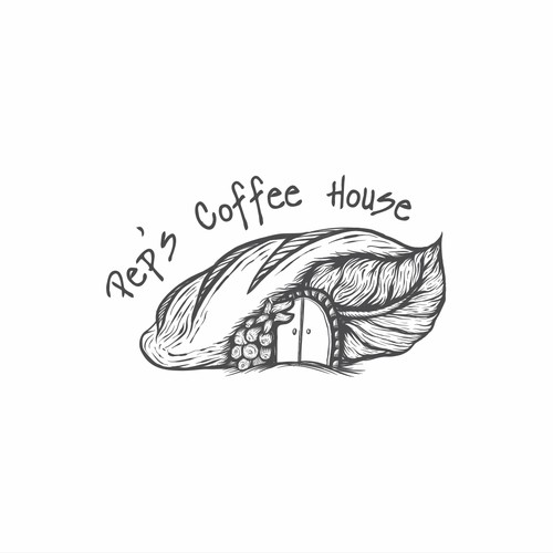logo for pep's coffee house