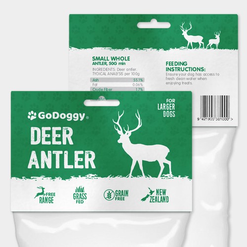 Dog treats Deer Antler