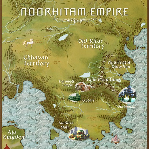 Fantasy map design