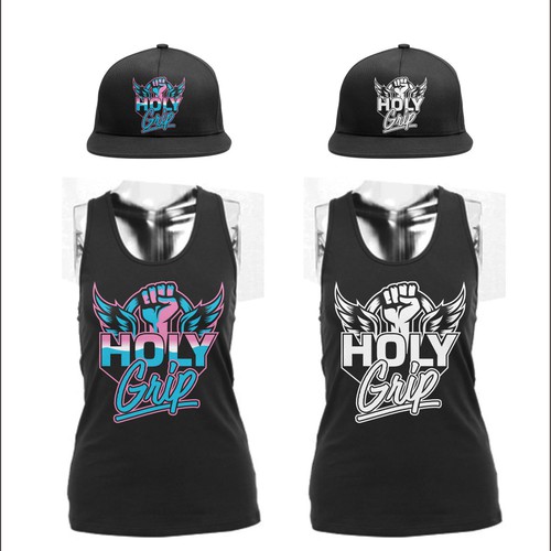 Snapback and Tank Top Design 