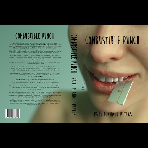 Cover design for suspensful thriller