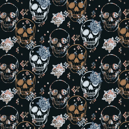 Skull pattern for leggings