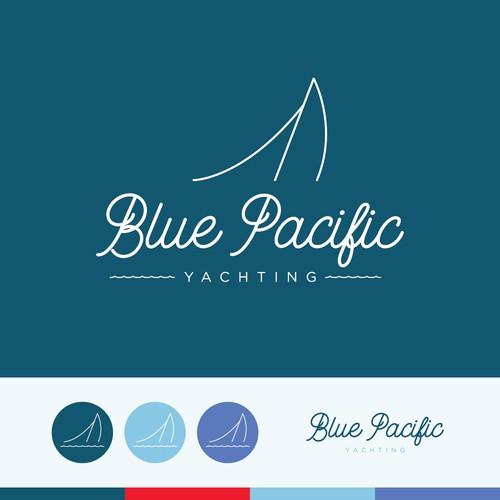 Blue Pacific Yachting Identity Concept