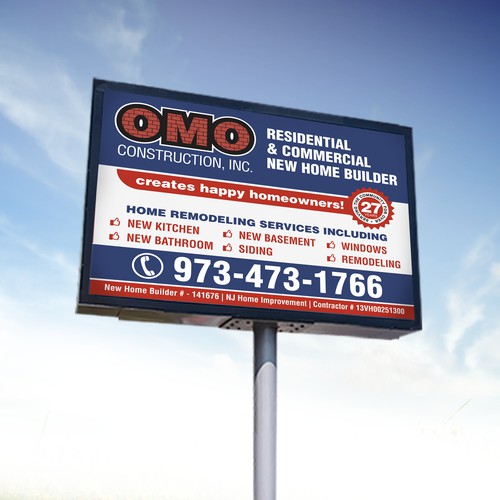 OMO Construction Signage