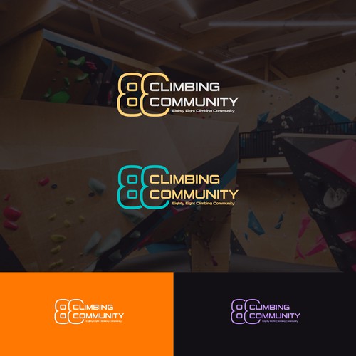 Bold Logo Concept for 88 Climbing Community