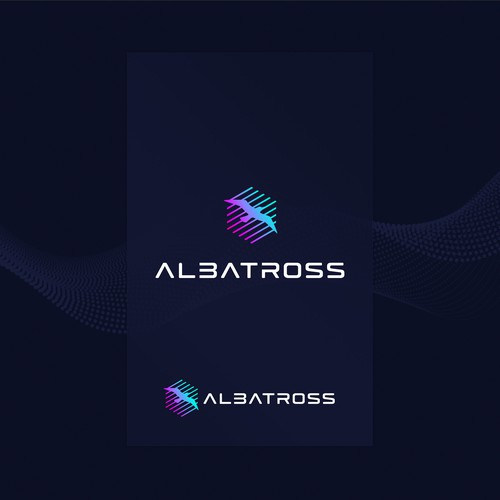 A tech Albatross logo concept