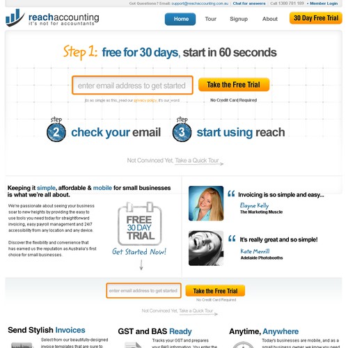 Homepage for reachaccounting