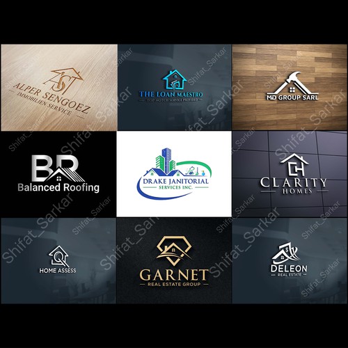 I Will Do Professional Real Estate, Realtor, Property, Mortgage, Building Construction Logo Design