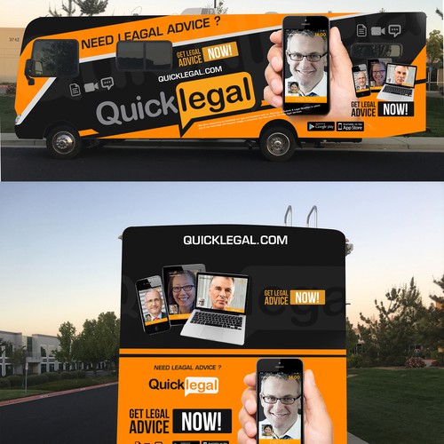 Caravan wrap for Quicklegal