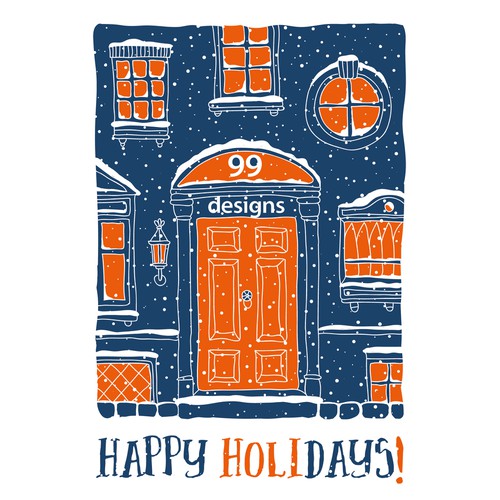 BE CREATIVE AND HELP 99designs WITH A GREETING CARD DESIGN!!