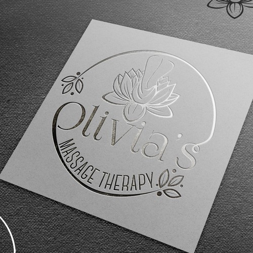 Elegant logo for massage therapy