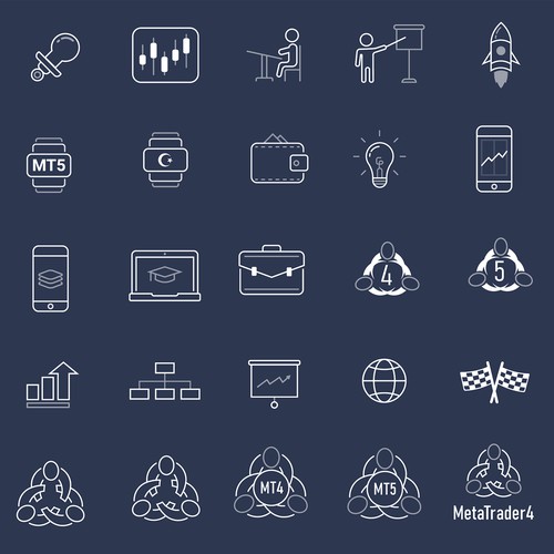 Finance/Forex site icons