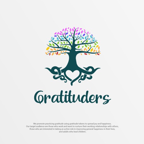 What logo will convey love, joy, and practicing gratitude?