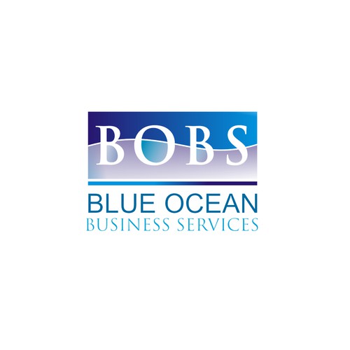 Create a professional logo for a Blue Ocean Business Services