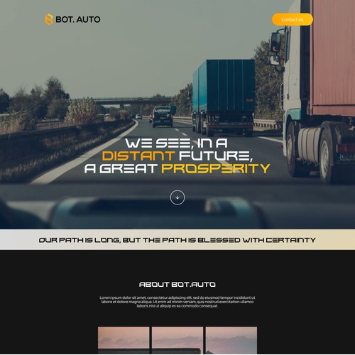 Bot.Auto - Automated Trucking Business Landing Page