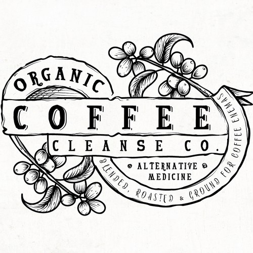LOGO CONCEPT ORGANIC COFFEE CLEANSE