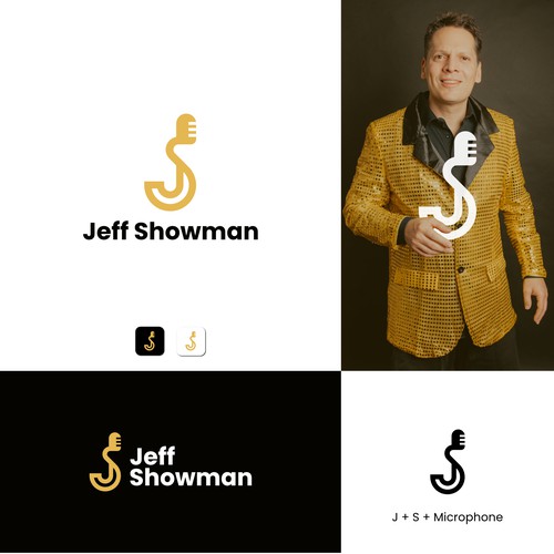 unique logo for Jeff Showman