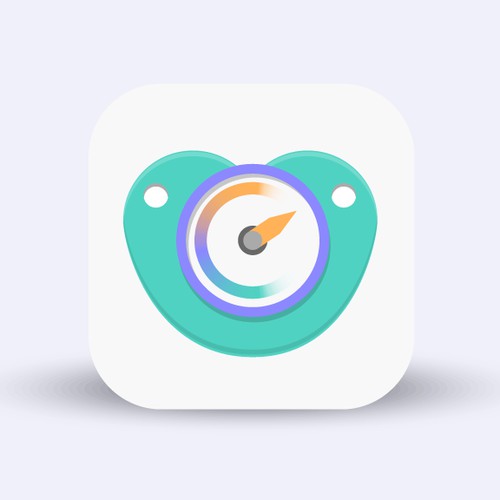 Create an mobile application icon for baby oriented application