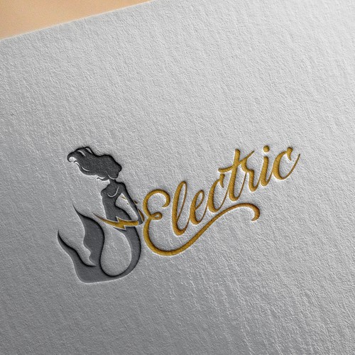 Sexy Super Woman Logo for Electric