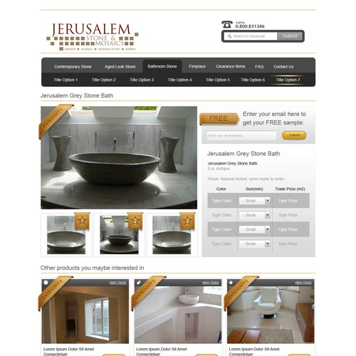 UK Stone Supplier Website needs a new website design