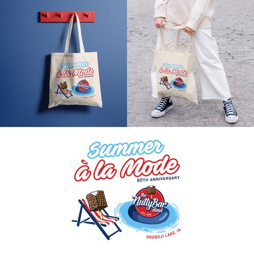 Tote bag summer edition proposal design