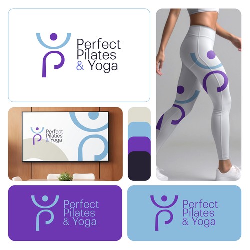 Perfect Pilates & Yoga logo Design