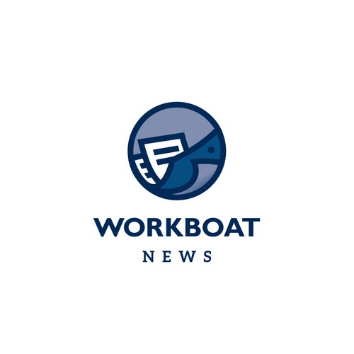 Logo for a news website for a workboat industry