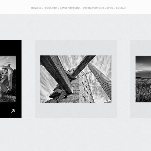 Website Design for Daniel Allen - Writer and Photographer
