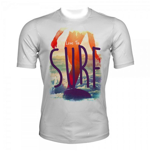 Tshirt Live To SURF