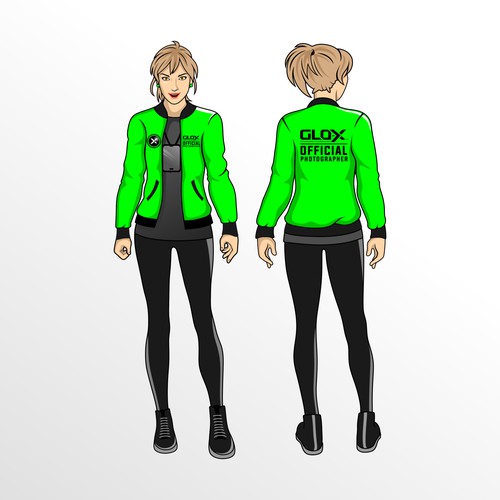GLO X model branding