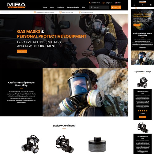 MIRA Safety Landing Page