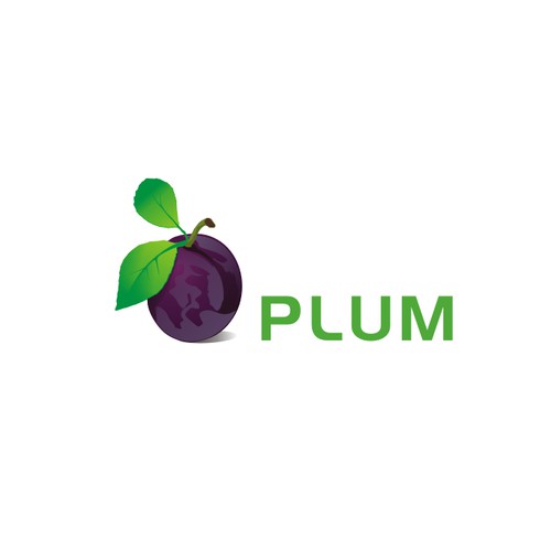 Create a bold and elegant logo for PLUM.