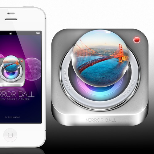 3D Ball IOS Icon (dermandar)