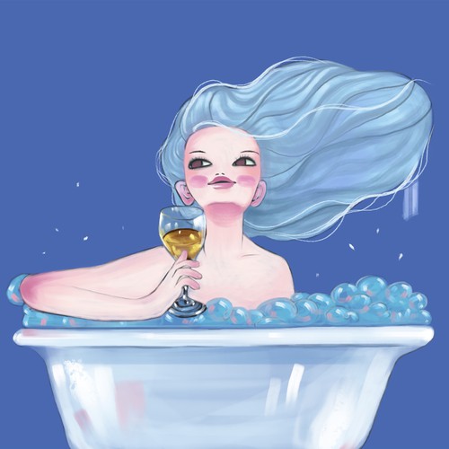 Girl in tub
